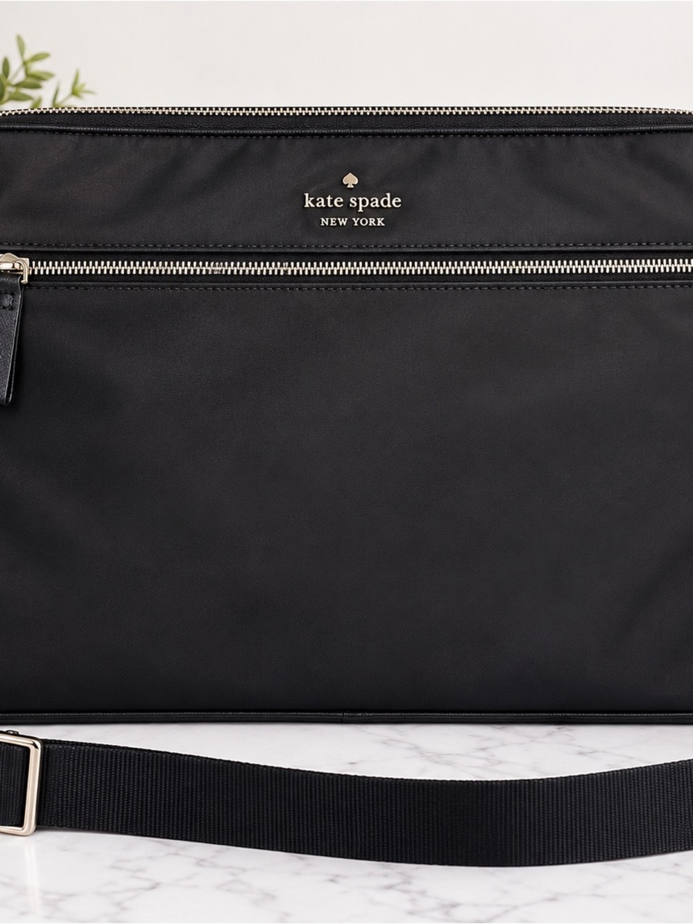 Kate Spade Chelsea The Little Bett Black 15” Laptop Bag NWT
